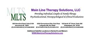 Main Line Therapy Solutions, LLC, Group Practice near Collingswood